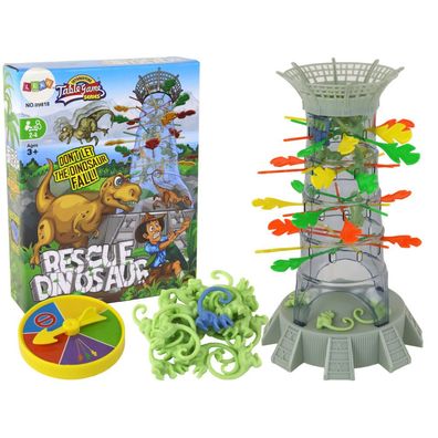 Familien-Arcade-Spiel Falling Dinosaurs Tower of Sticks
