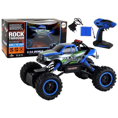 Lean Toys Geländewagen blau R/C 1:14 2.4G