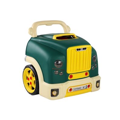 Lean Toys Lkw-Motor zum Abbiegen ins Grüne