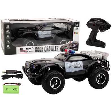 Leantoys Geländewagen der Polizei R/C 1:8