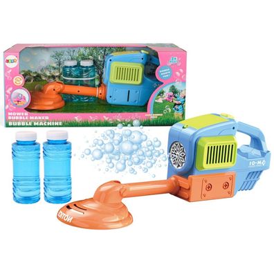 Leantoys Seifenblasenmaschine Rasenmäher Trimmer Zwei Flüssigkeiten Blau