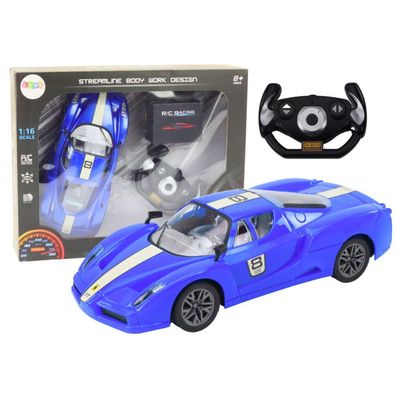 Ferngesteuerter Sportwagen 1:16 R/C Blau