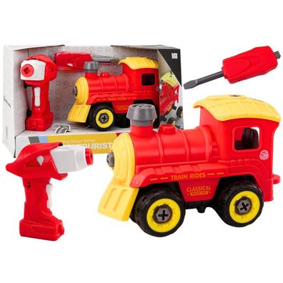 Leantoys Lokomotywa Do Skr?cania Zdalnie Sterowana RC Czerwona