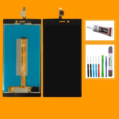 Für Wiko Ridge Fab 4G Display LCD Touchscreen Digitizer Bildschirm + TOOL+Kleber