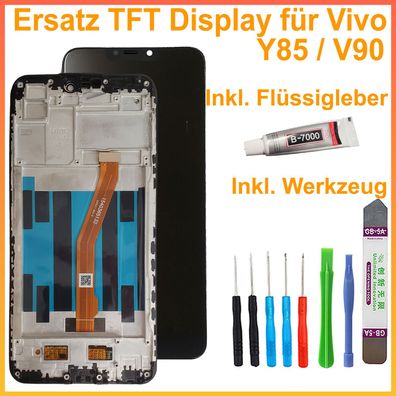 Display für Vivo Y85 / V90 1726 - 1727 Bildschirm TouchScreen Schwarz LCD + TOUCH + R