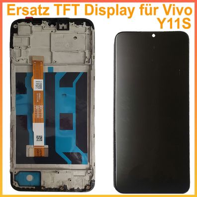 Display für Vivo Y11S V2028 Bildschirm TouchScreen Schwarz LCD + TOUCH + RAHMEN