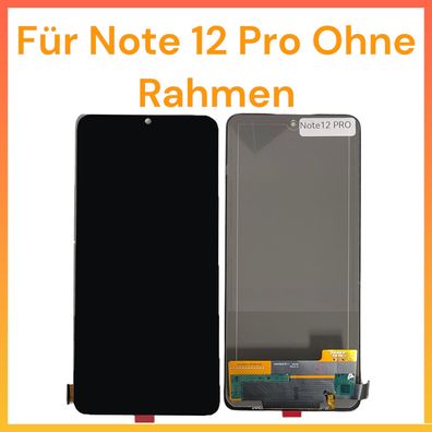 LCD Display Für Xiaomi Redmi Note 12 Pro 4G 2206122SC Bildschirm Schwarz wie neu