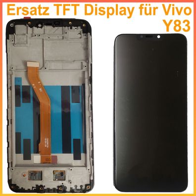 Display für Vivo Y83 1802 Bildschirm TouchScreen Schwarz LCD + TOUCH + RAHMEN