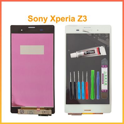 Display für Sony Xperia Z3 D6603 LCD Bildschirm TouchScreen WeiSS Neu