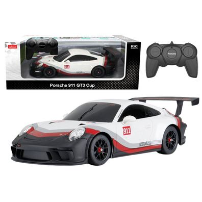 RC Auto 1:18 Rastar Porsche 911 GT3 Weiß und Grau