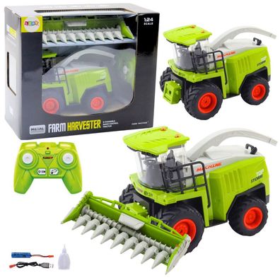 Mähdrescher mit ferngesteuertem Maisvorsatz RC 2.4G
