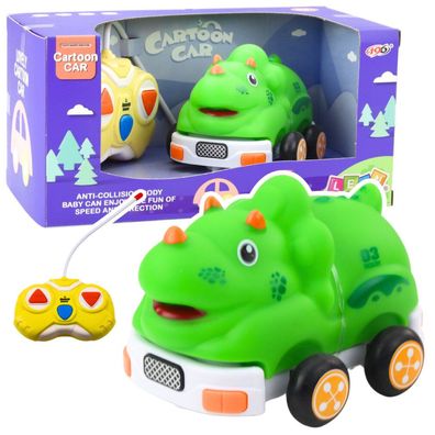 Lean Toys Ferngesteuerter Rc Baby Dinosaurier Grün