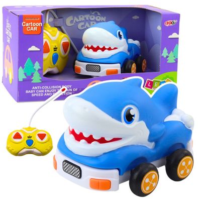 Lean Toys Ferngesteuerter Rc Baby-Hai Blau