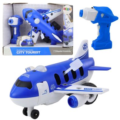 Ferngesteuerter Schraubendreher RC Flugzeug Blau 2in1