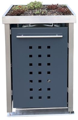 Mülltonnenhaus Typ-MW, 1x 120l, Türfarbe Anthrazit