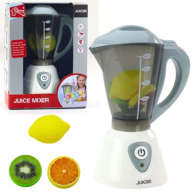 Interaktiver Küchenmixer für Kinder, Lichter, Geräusche, Früchte