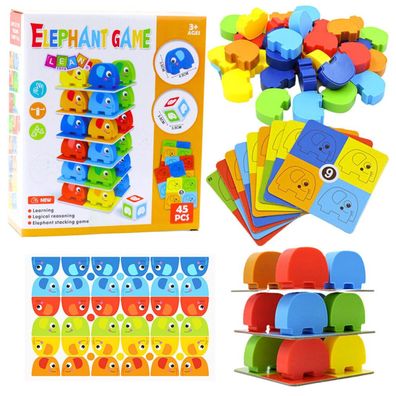 Lean Elefantenturm Familie Arcade Spiel Stapeln 45 El