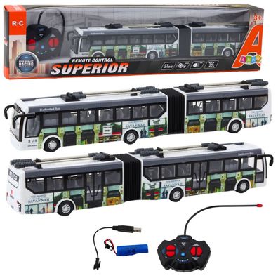 Lean Toys Stadt Trolleybus Ferngesteuert Rc Lichter Öffentlicher Verkehr