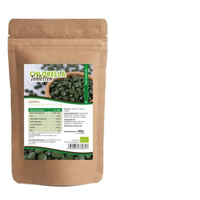 Mynatura Bio Chlorella Tabletten 1 Beutel - 500.0g