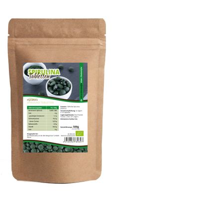 Mynatura Bio Spirulina Tabletten 1 Beutel - 500g