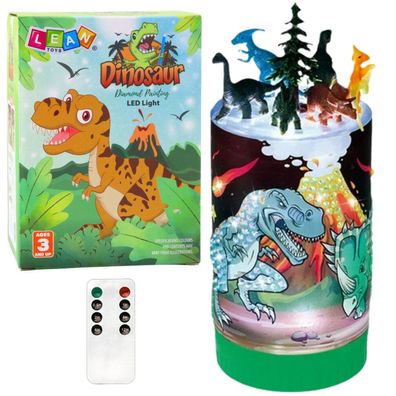DIY Dinosaurier im Glas Kreativset Nachtlicht Fernbedienung