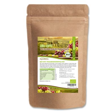 Mynatura Bio OPC Traubenkernextrakt Kapseln 1 Beutel