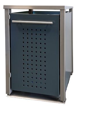 Mülltonnenbox Typ-MD, 1x 240l, Türfarbe Anthrazit