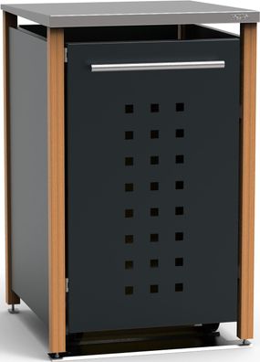 Mülltonnenverkleidung Typ-LD, 1x 240l, Türfarbe Anthrazit