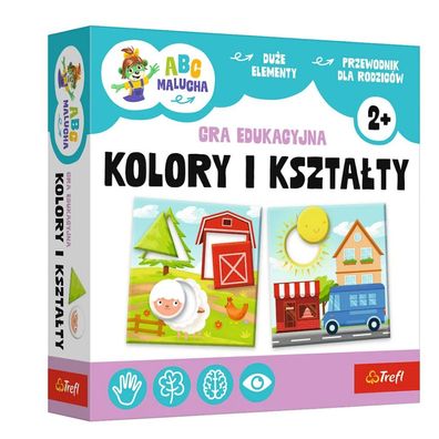 Lernspiel Farben und Formen ABC für Kleinkinder Treflik-Familie Trefl 02904
