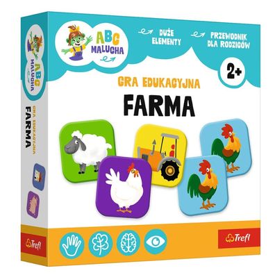Lernspiel Bauernhof ABC für Kleinkinder Treflik-Familie Trefl 02909