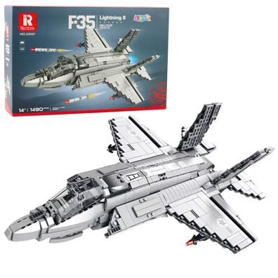 F-35 Lightning II Kampfflugzeug-Bausteine ​ #8203; rau 1490 Stück