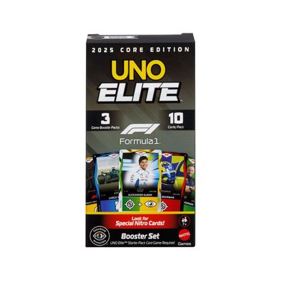 UNO Elite F1 Booster Pack Kartenspiel
