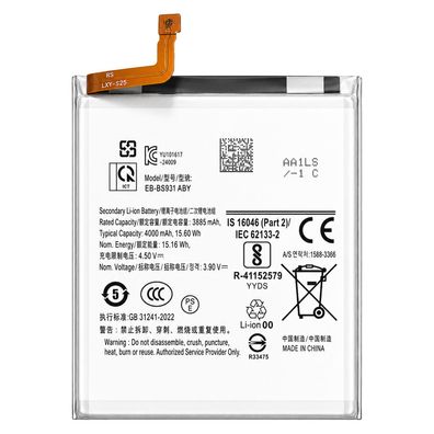 Akku für Samsung Galaxy S25, SM-S931B ersetzt EB-BS931ABY 4000mAh Battery Batterie Ac