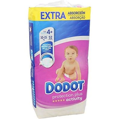 DODOT Activity EXTRA Größ 4 Windeln 10-15 kg 52 Einheiten