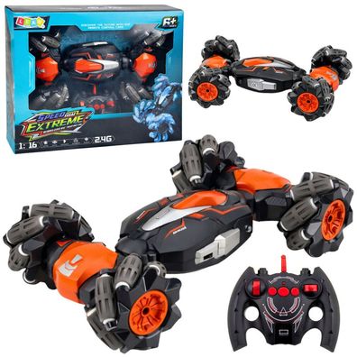 RC-Auto, ferngesteuert, Drift-Akrobatik, Twist, Orange, Maßstab 1:16