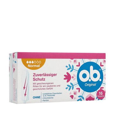 o.b. Original Normale Tampons 16 Stück