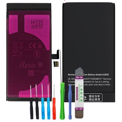 Qualitäts Akku 3227mAh Für iPhone 13 Batterie Battery Accu ersetzt A2655 + Werkzeug