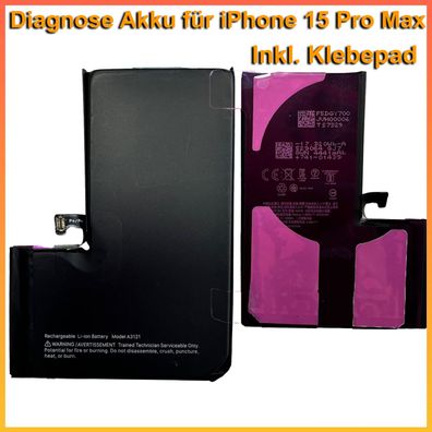 Diagnose Akku für iPhone 15 Pro Max ohne Fehlermeldung ohne Löten 100% Kapazität A312