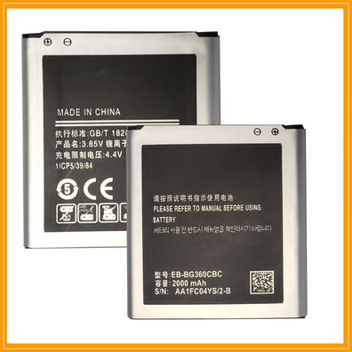 Akku für Samsung Galaxy CORE PRIME 2014, J2 2015, J2 Duos 2015 ersetzt EB-BG360BBE EB