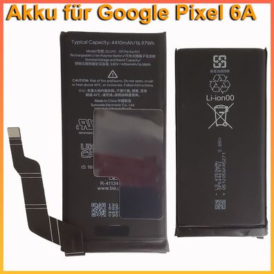 Akku für Google Pixel 6A Batterie Battery Accu GLU7G