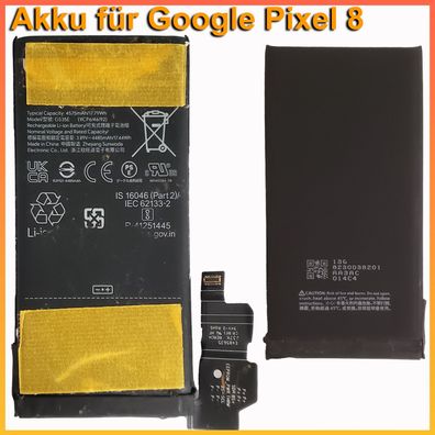 Akku für Google Pixel 8 Batterie Battery Accu GS35E