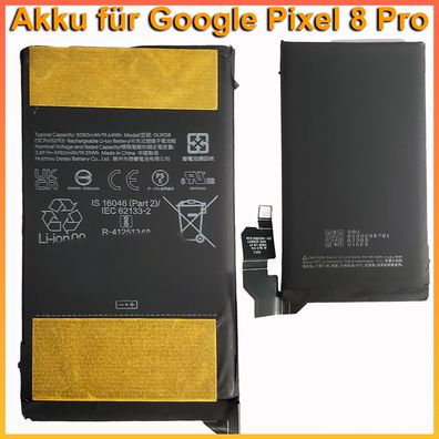 Akku für Google Pixel 8 Pro Batterie Battery Accu GUKD8
