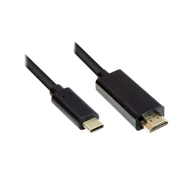 Good Connections Adapterkabel USB-C an HDMI 2.0 schw. 3m