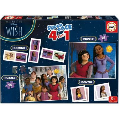 Educa - Superpack 4 in 1 Puzzle - Wunsch (80-19743)