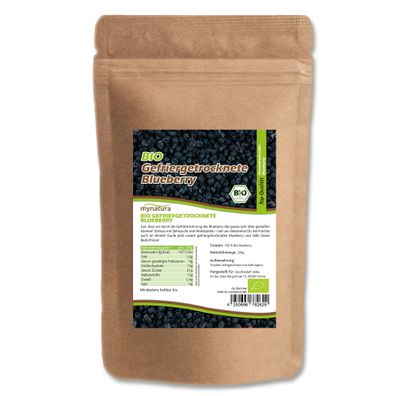 Mynatura Gefriergetrocknete Wildheidelbeeren – (200g)