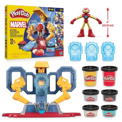 Hasbro Play-Doh Iron Man Buntes Labor, Kneten