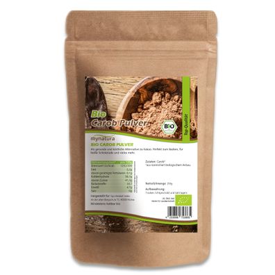 Mynatura Bio Carob Pulver – in verschiedenen Größen