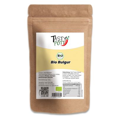 Tasty Pott Bio Bulgur - im Beutel