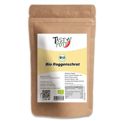 Tasty Pott Bio Roggenschrot - im Beutel