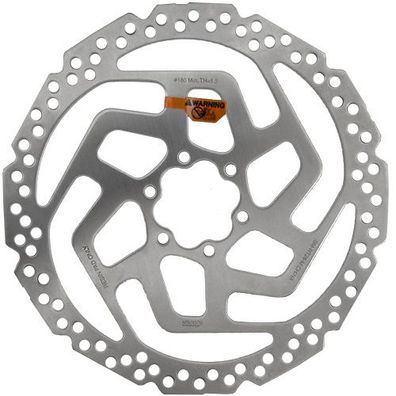 Bremsscheibe SM-RT26 Ø=160mm Shimano, Edelstahl, 6-Loch, silber